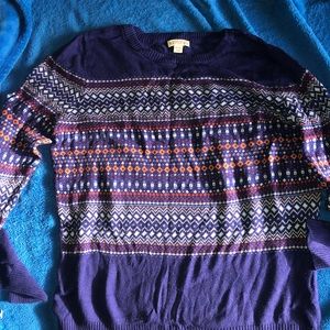 Merona patterned sweater